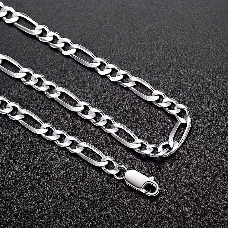 Men's Stainless Steel Cuban Chain Necklace 23 6in